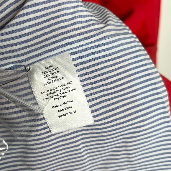 Talbots tomato 🍅 Red Blazer NWOT, Never Worn - Picture 10 of 13